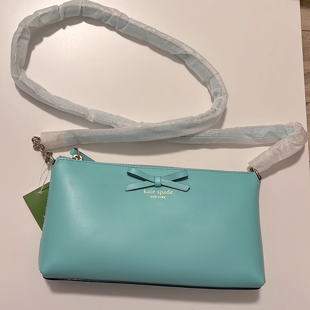 Kate Spade Declan Sawyer Street Softaqua Crossbody Bag